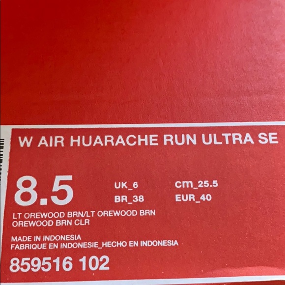 NWT Nike Air Huarache Run Ultra SE LT OREWOOD WMNS - Picture 7 of 8